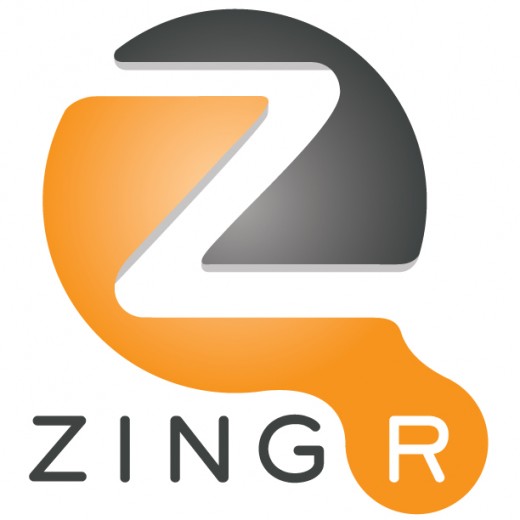 Zingr Communications Logo designed by 3thought
