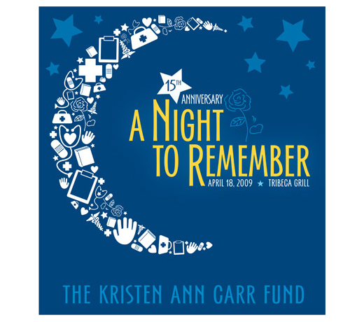 Kristen Ann Carr Fund 15th anniversary poster design