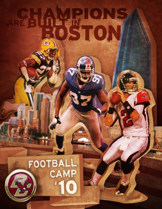 3thought's Boston College Football Camp Brochure Design