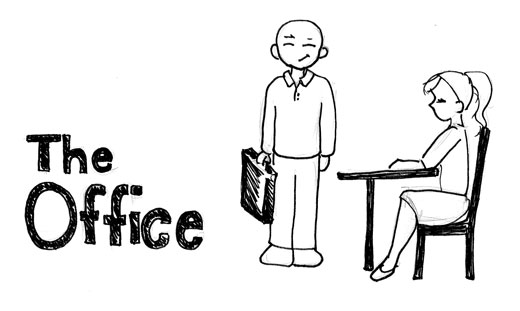 Shea & Matt reenact The Office logo