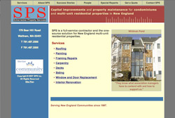 SPS online website design before