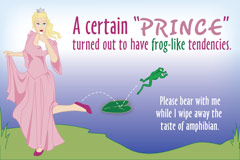 BreakUp Coach Frog Prince E-card Thumbnail