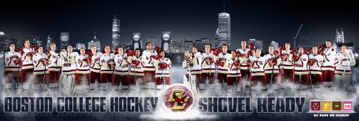 Boston College Men's Hockey Poster Design (shovel ready) by 3thought