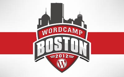 Sports Crest themed WordCamp Boston Logo