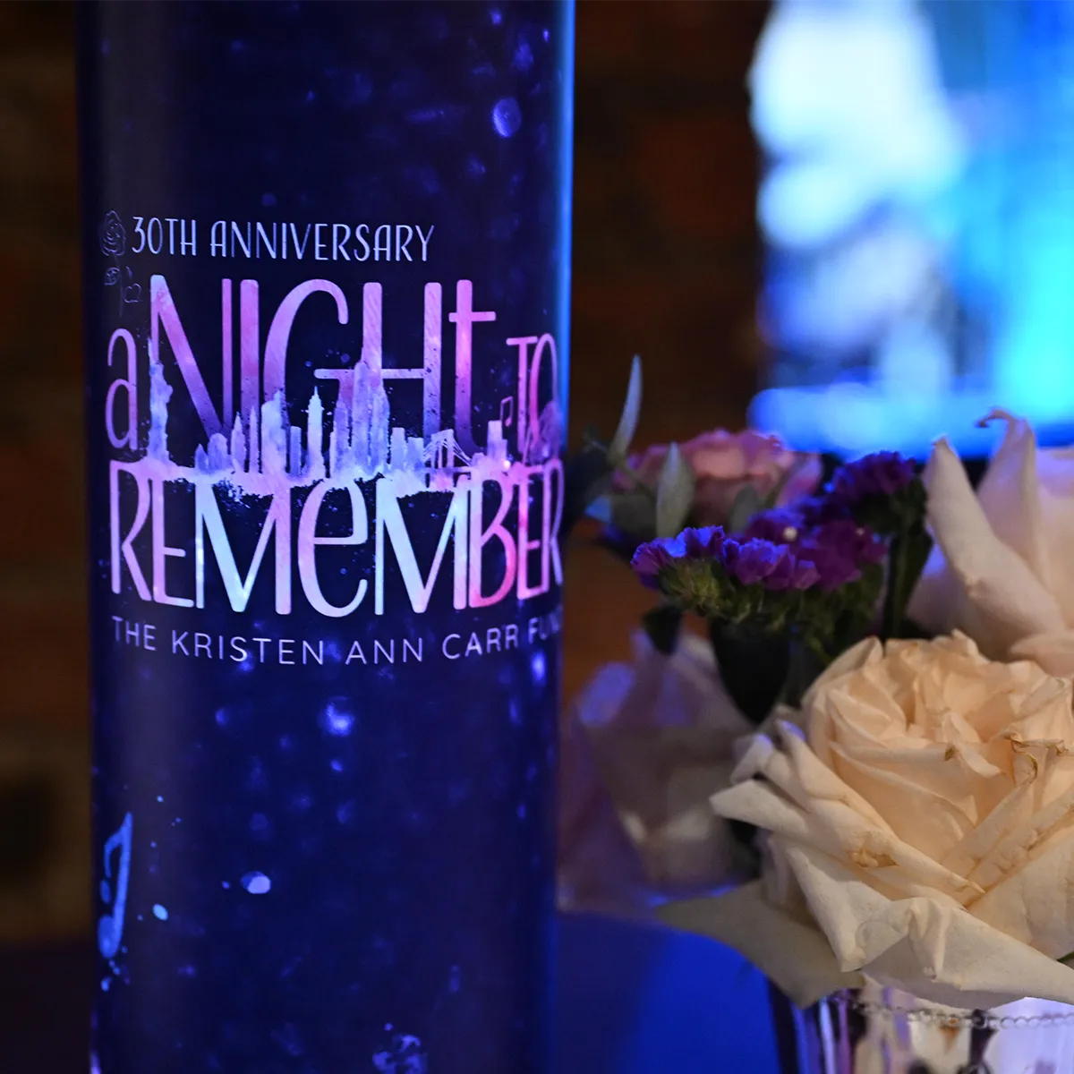 Table decorations the Kristen Ann Carr event